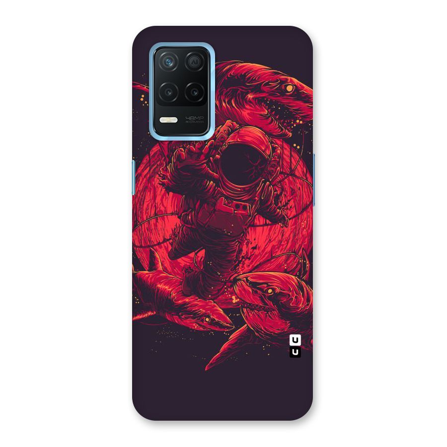 Coloured Spaceman Back Case for Realme 8 5G