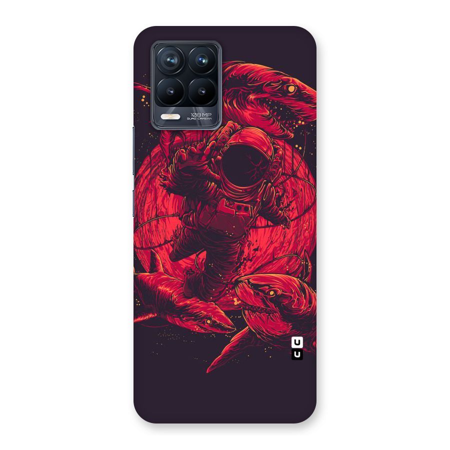 Coloured Spaceman Back Case for Realme 8 Pro