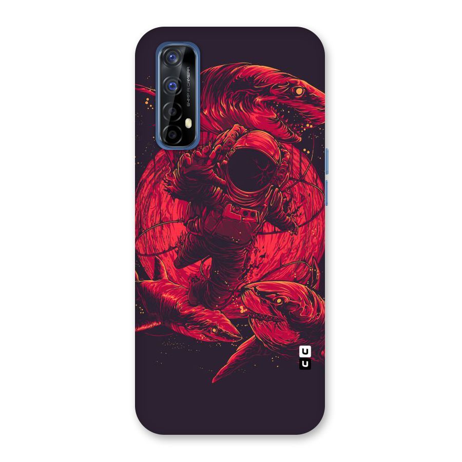 Coloured Spaceman Back Case for Realme Narzo 20 Pro