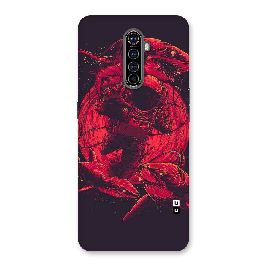 Coloured Spaceman Back Case for Realme X2 Pro