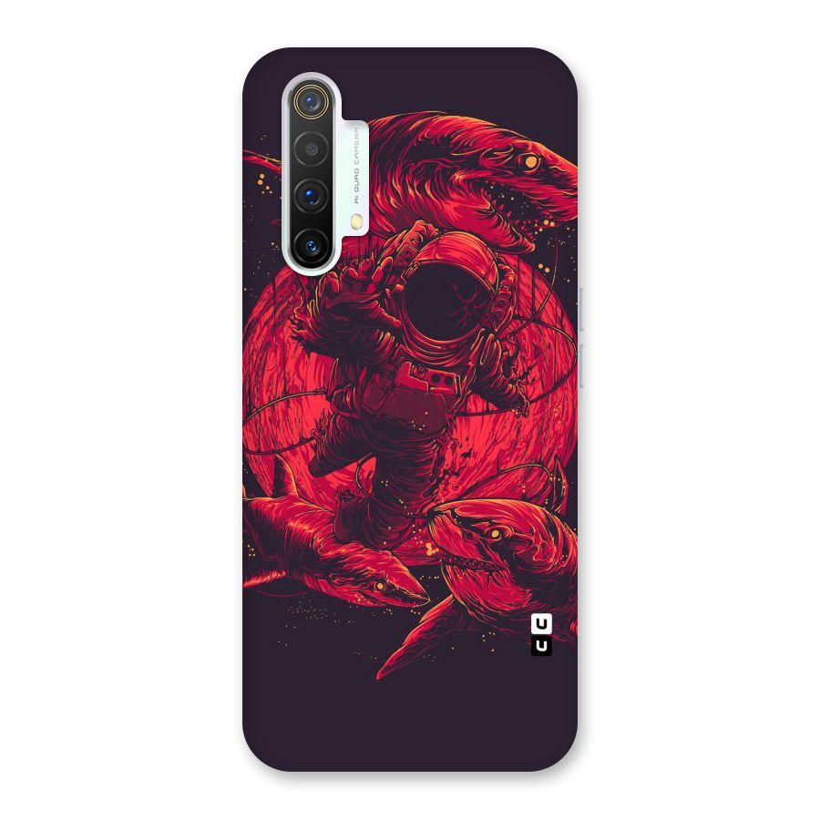 Coloured Spaceman Back Case for Realme X3 SuperZoom