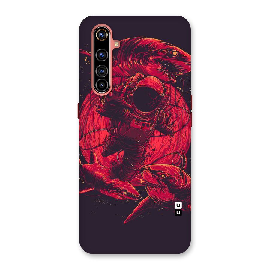Coloured Spaceman Back Case for Realme X50 Pro