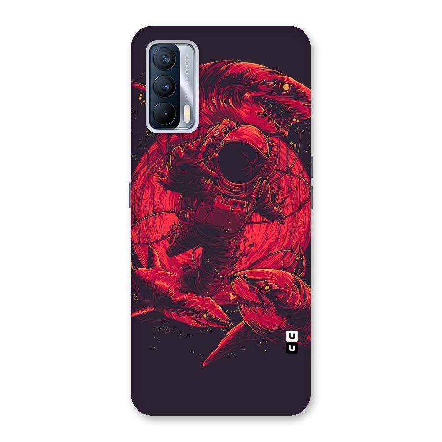 Coloured Spaceman Back Case for Realme X7