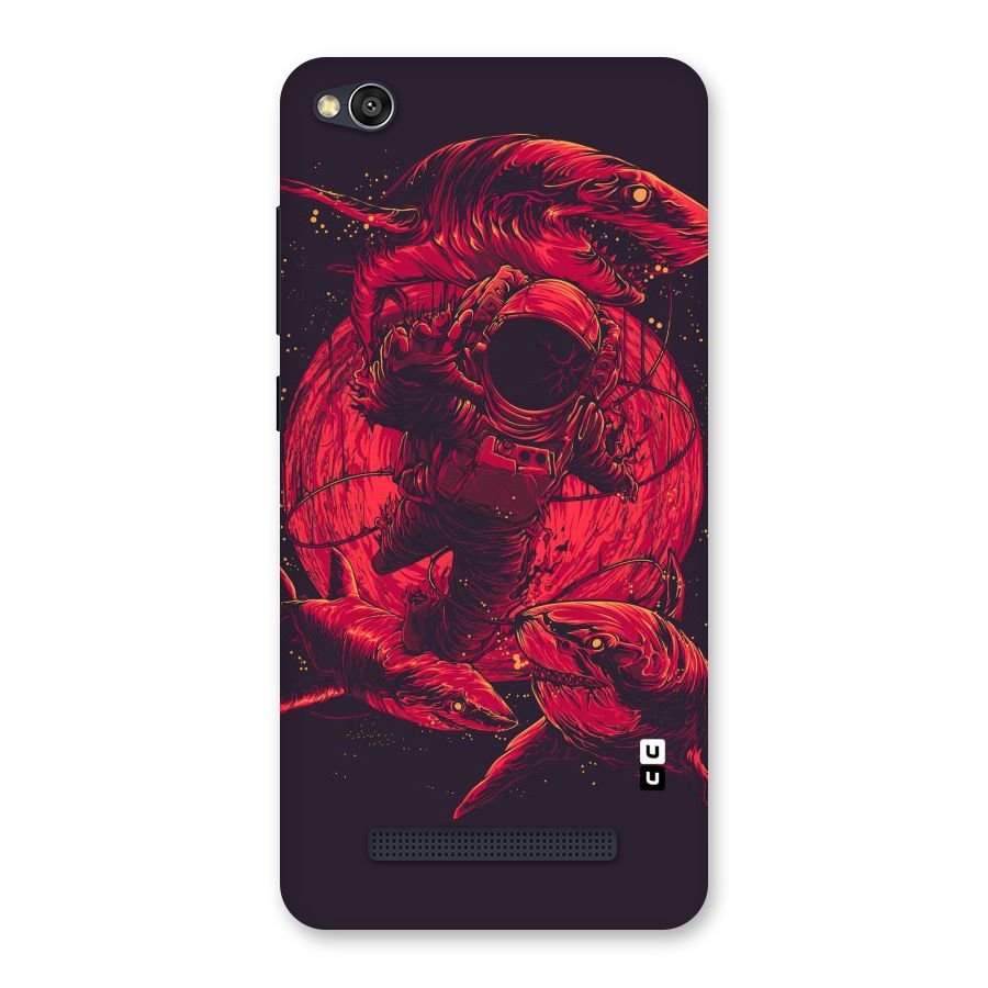 Coloured Spaceman Back Case for Redmi 4A