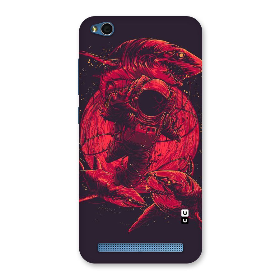 Coloured Spaceman Back Case for Redmi 5A