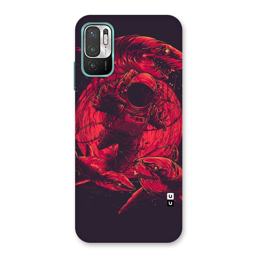 Coloured Spaceman Back Case for Redmi Note 10T 5G