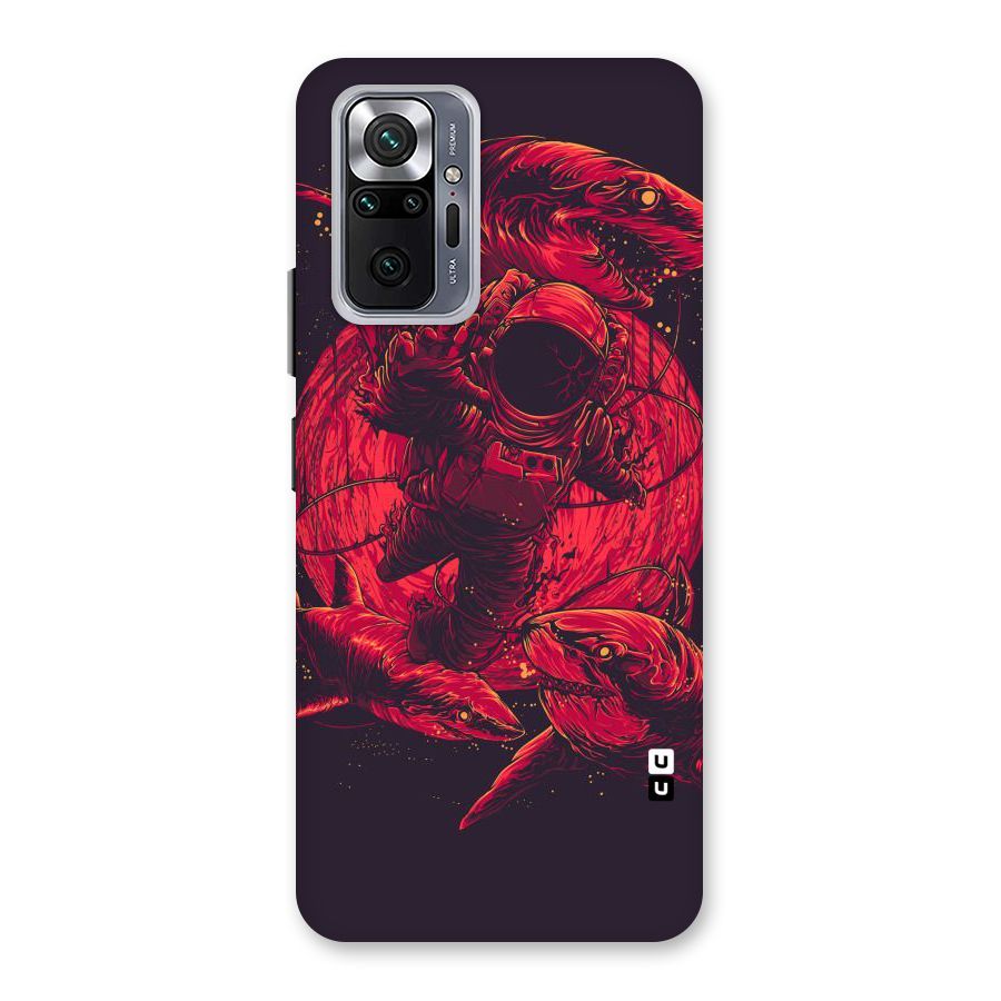 Coloured Spaceman Back Case for Redmi Note 10 Pro Max