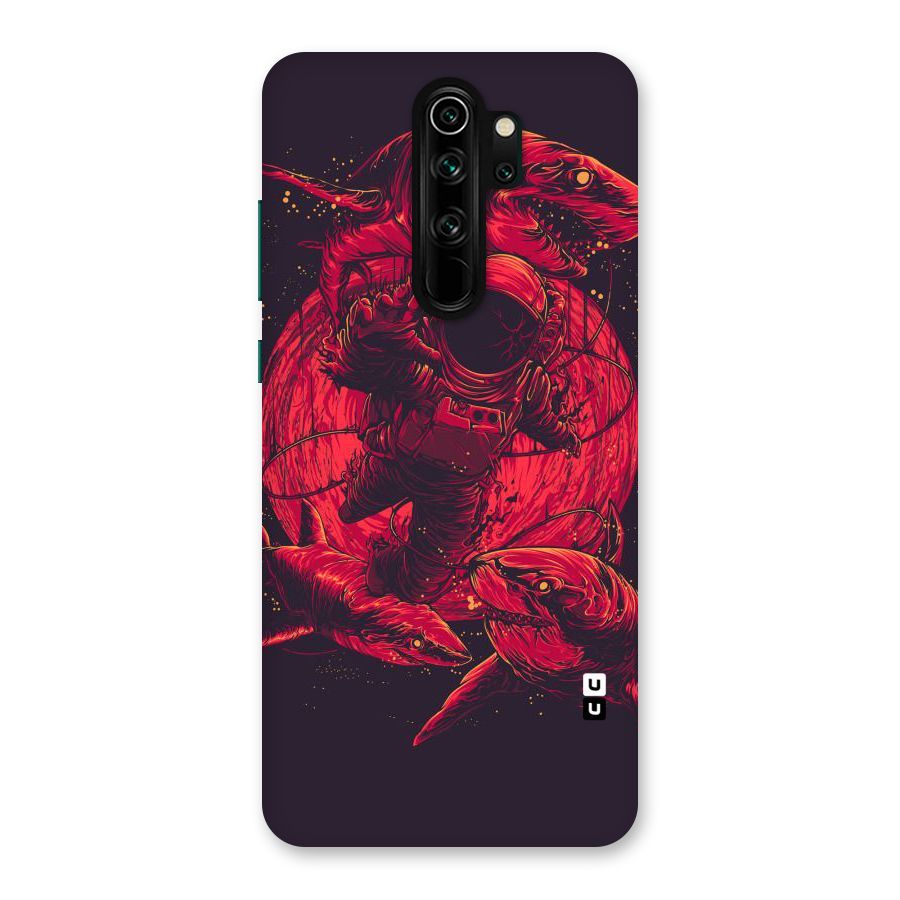 Coloured Spaceman Back Case for Redmi Note 8 Pro