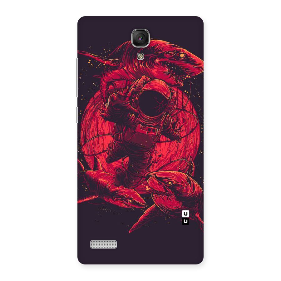 Coloured Spaceman Back Case for Redmi Note Prime