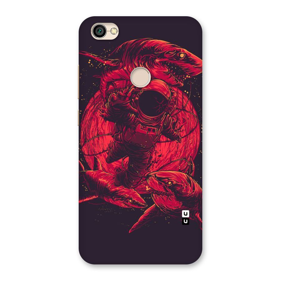 Coloured Spaceman Back Case for Redmi Y1 2017