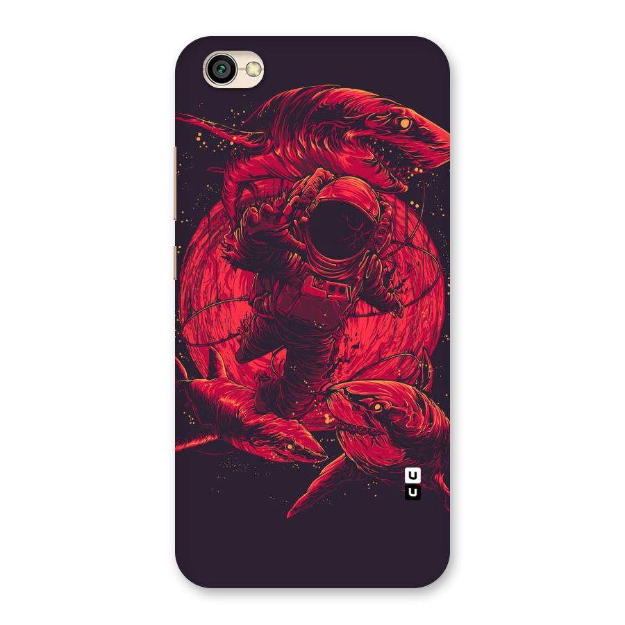 Coloured Spaceman Back Case for Redmi Y1 Lite