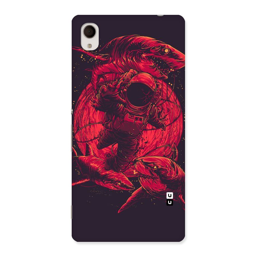 Coloured Spaceman Back Case for Sony Xperia M4