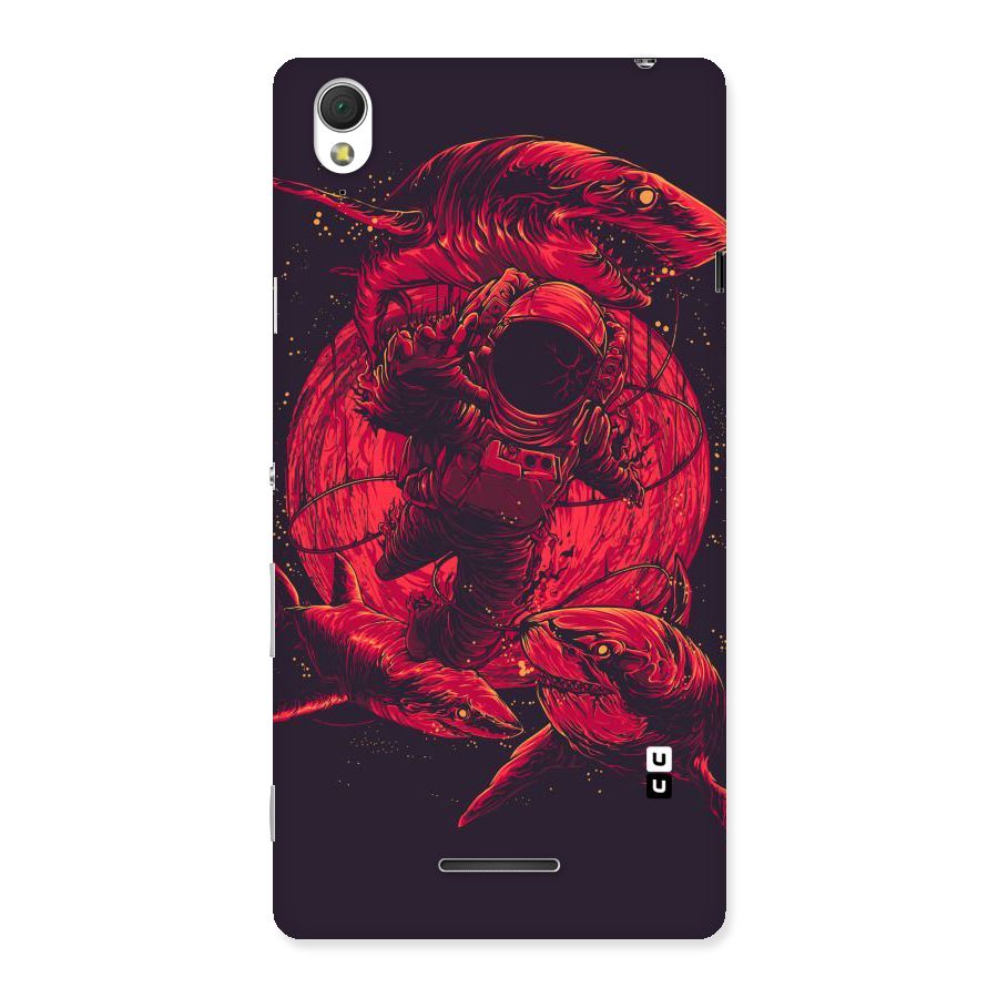 Coloured Spaceman Back Case for Sony Xperia T3