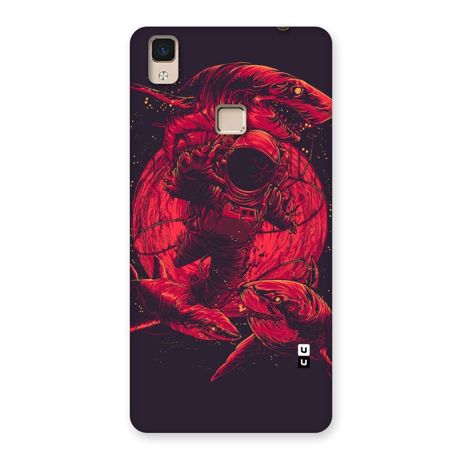 Coloured Spaceman Back Case for V3 Max
