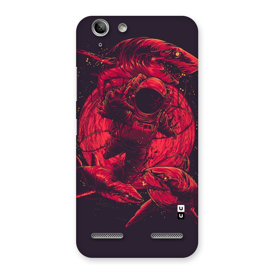 Coloured Spaceman Back Case for Vibe K5 Plus