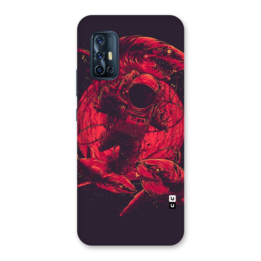 Coloured Spaceman Back Case for Vivo V17