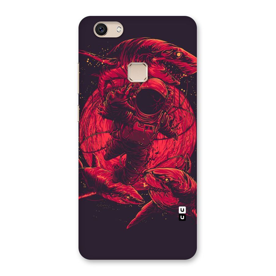 Coloured Spaceman Back Case for Vivo V7