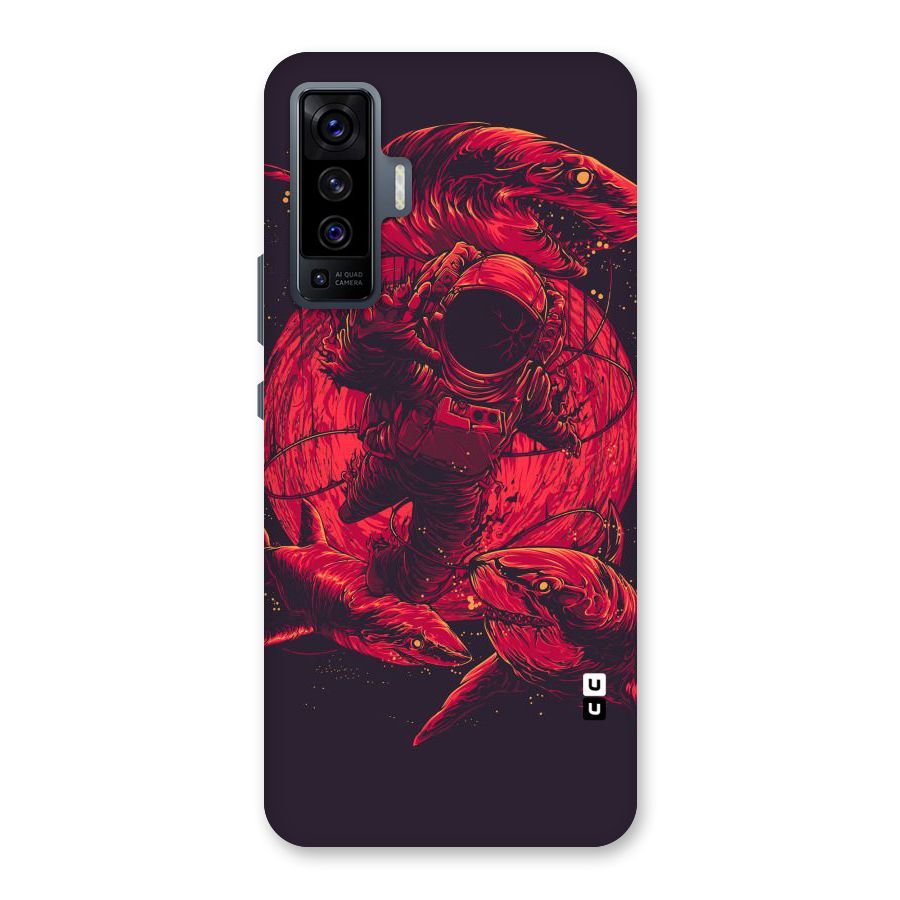Coloured Spaceman Back Case for Vivo X50