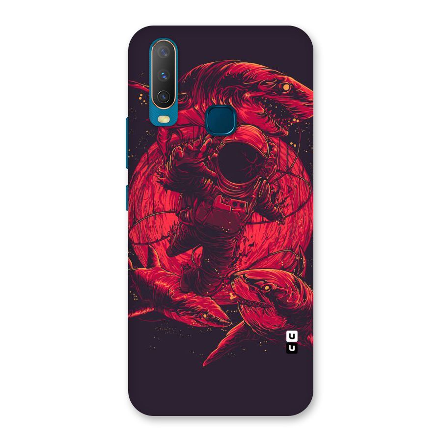Coloured Spaceman Back Case for Vivo Y17