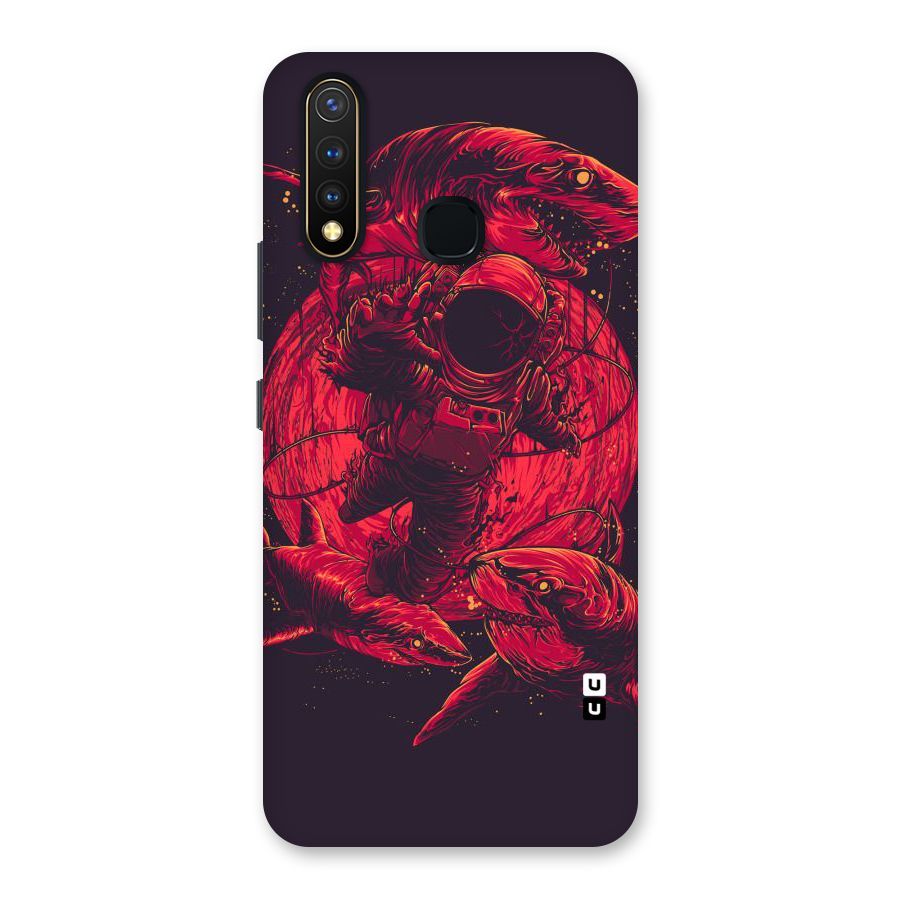 Coloured Spaceman Back Case for Vivo Y19
