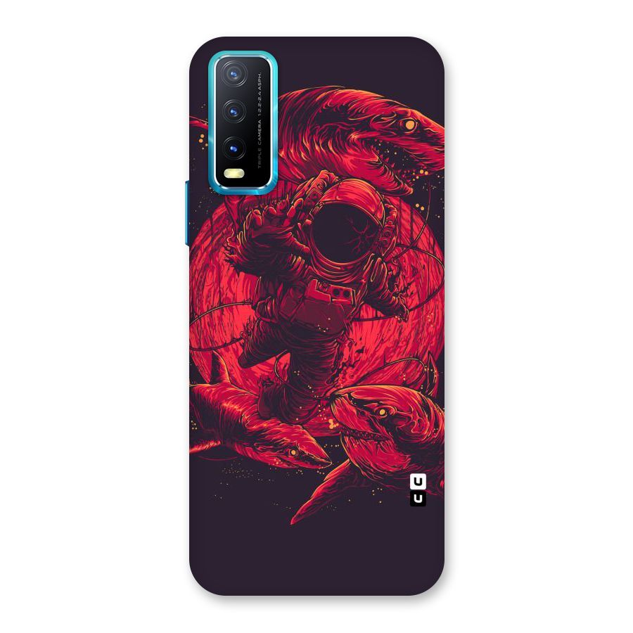 Coloured Spaceman Back Case for Vivo Y20