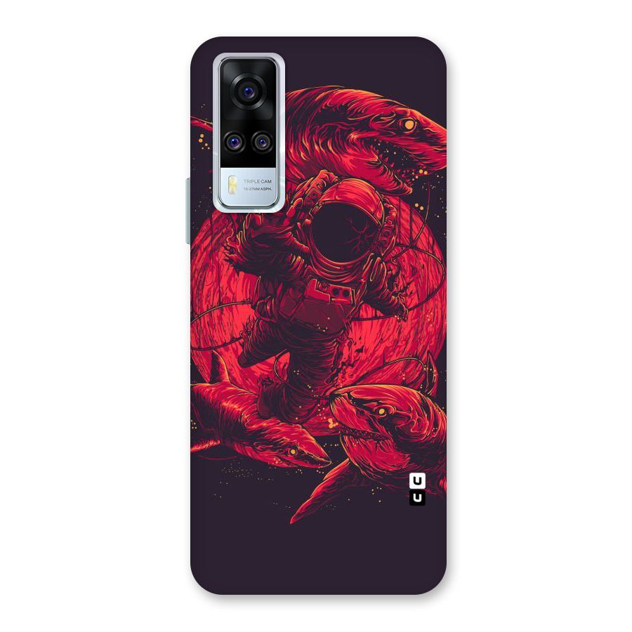 Coloured Spaceman Back Case for Vivo Y31