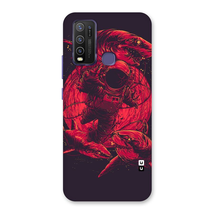 Coloured Spaceman Back Case for Vivo Y50