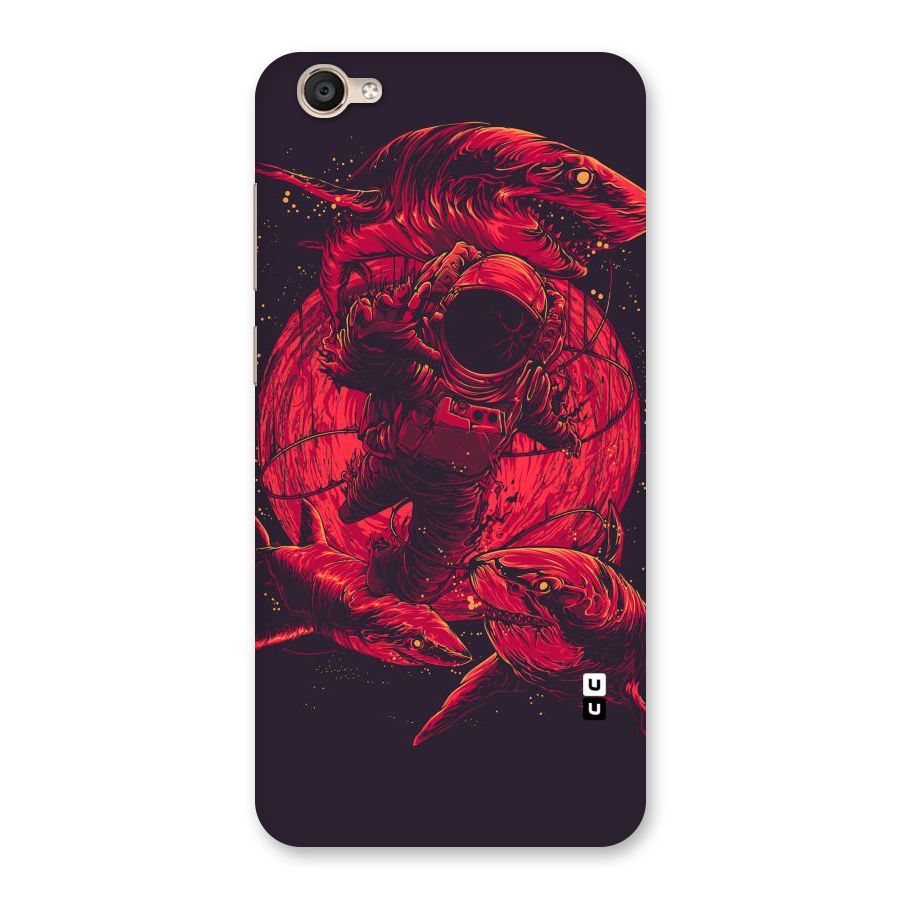 Coloured Spaceman Back Case for Vivo Y55L