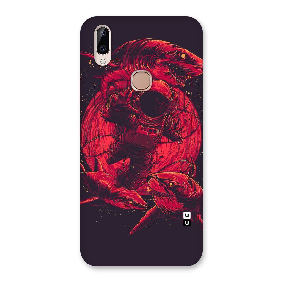 Coloured Spaceman Back Case for Vivo Y83 Pro