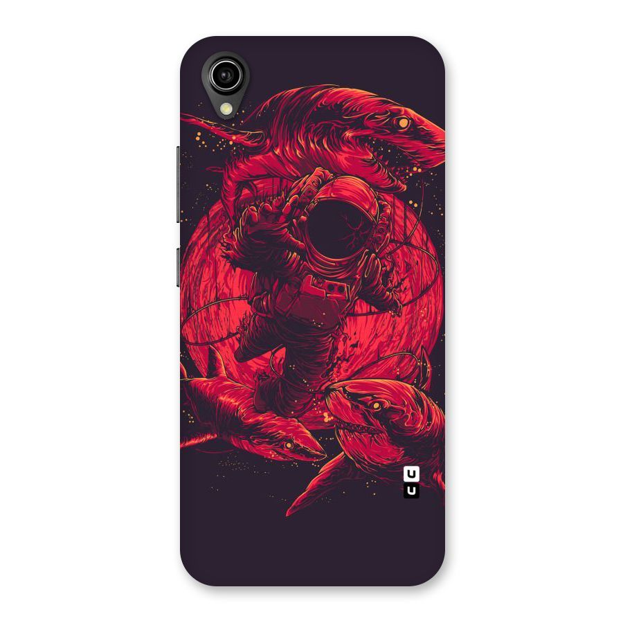 Coloured Spaceman Back Case for Vivo Y90