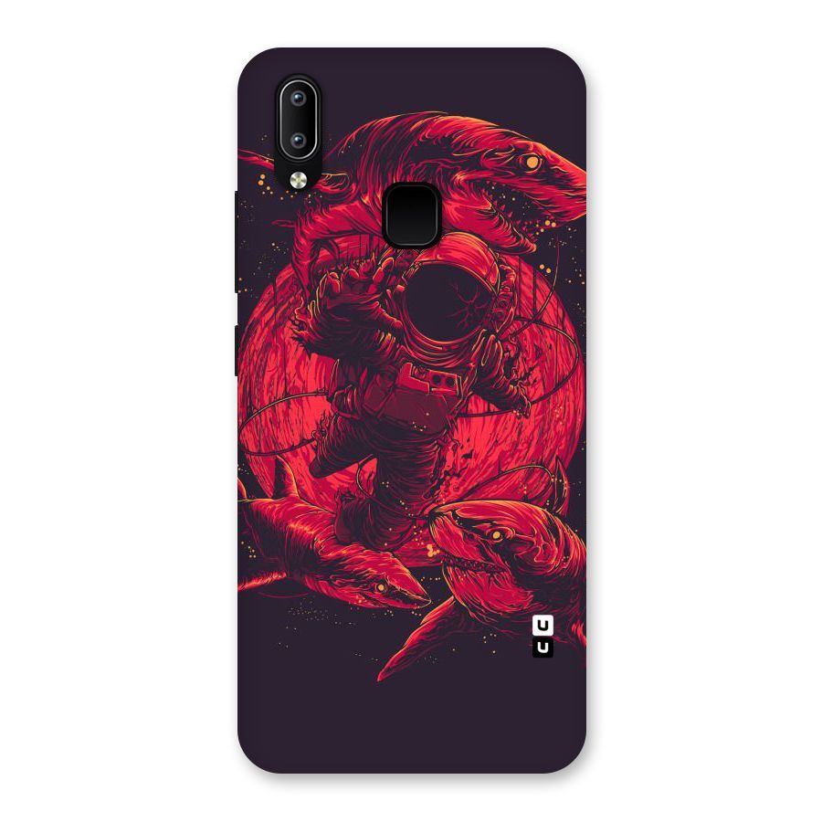 Coloured Spaceman Back Case for Vivo Y93