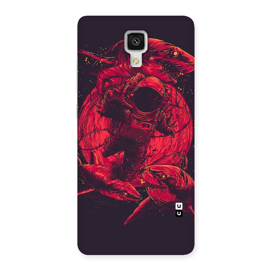 Coloured Spaceman Back Case for Xiaomi Mi 4