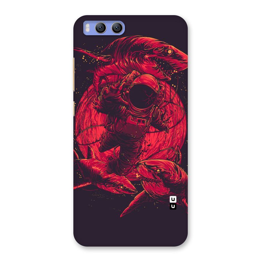 Coloured Spaceman Back Case for Xiaomi Mi 6