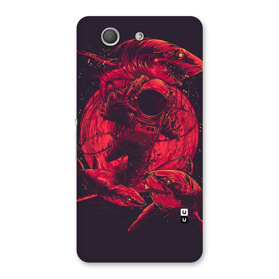 Coloured Spaceman Back Case for Xperia Z3 Compact