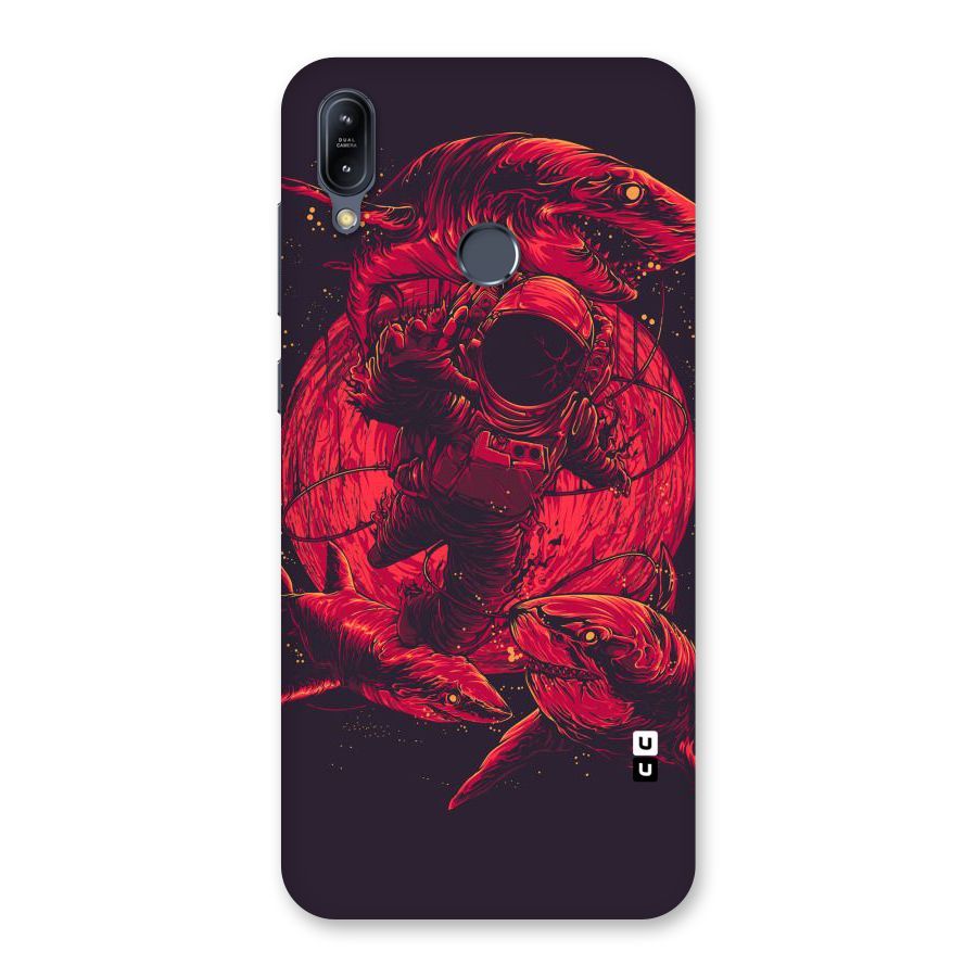 Coloured Spaceman Back Case for Zenfone Max M2