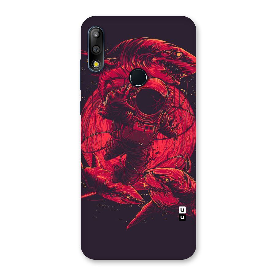 Coloured Spaceman Back Case for Zenfone Max Pro M2