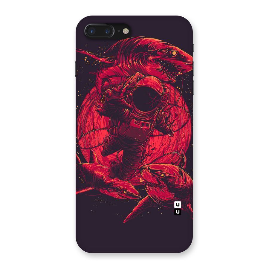 Coloured Spaceman Back Case for iPhone 7 Plus