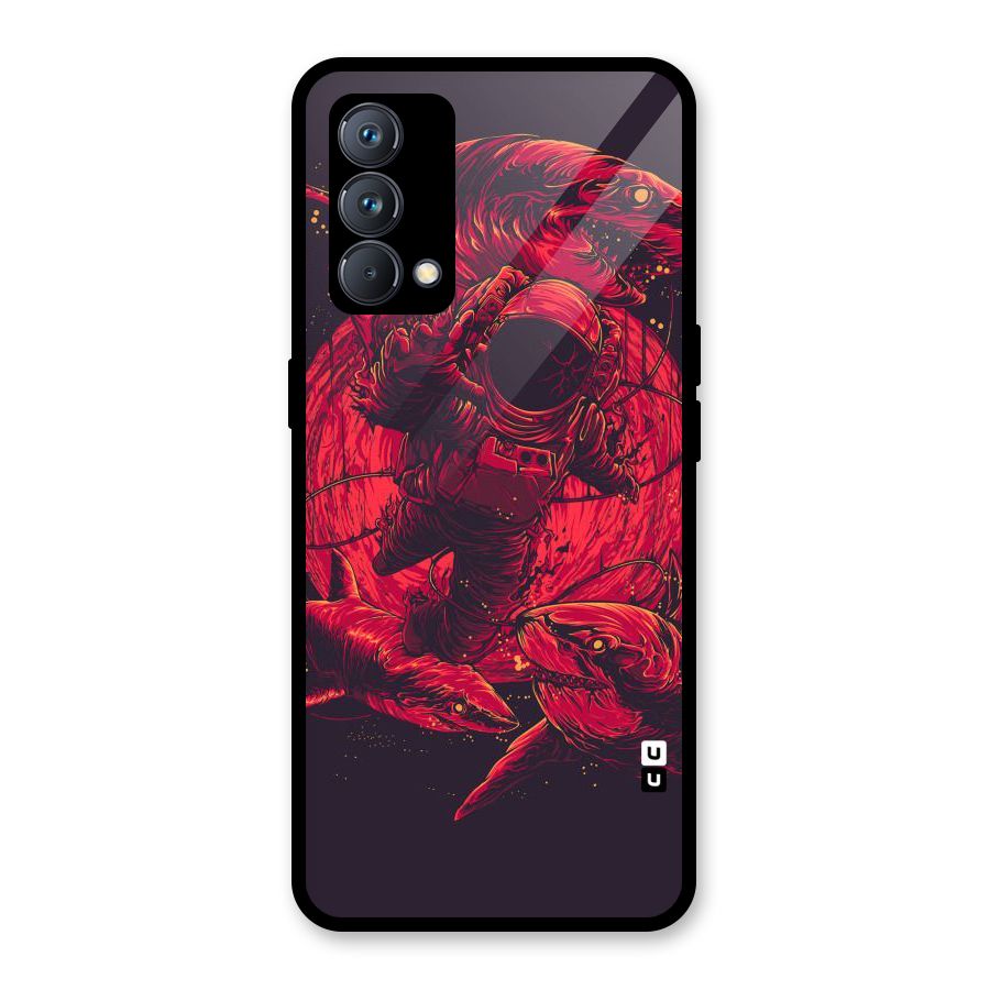 Coloured Spaceman Glass Back Case for Realme GT Master Edition