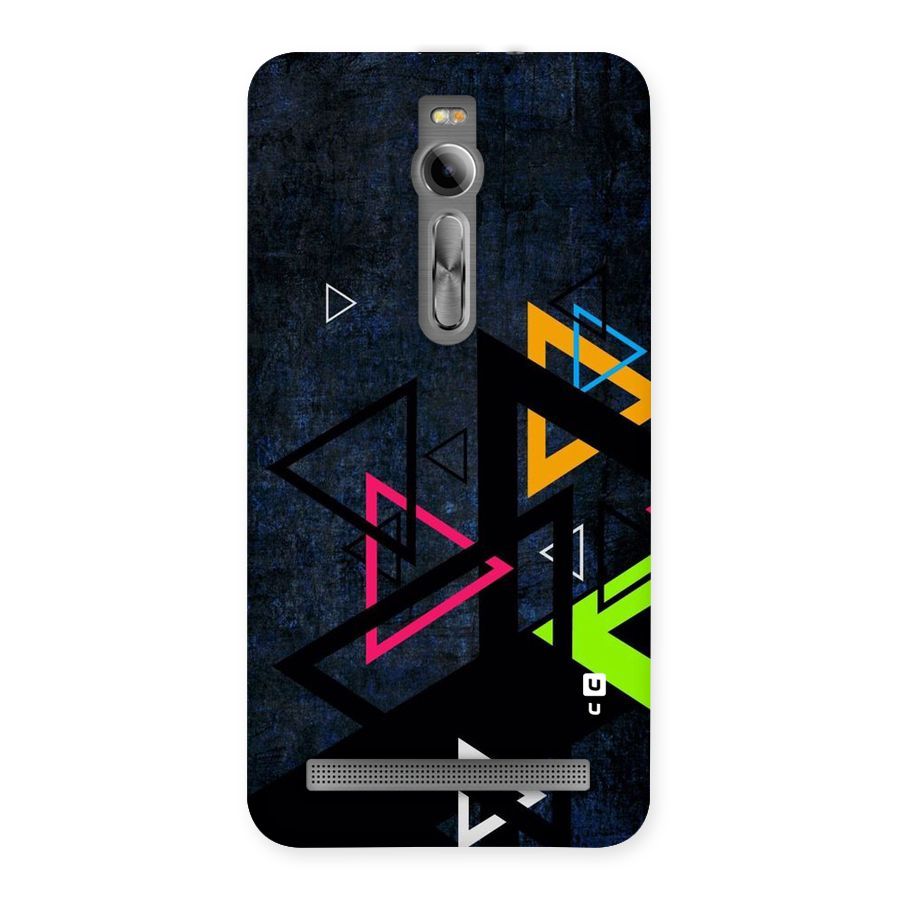 Coloured Triangles Back Case for Asus Zenfone 2