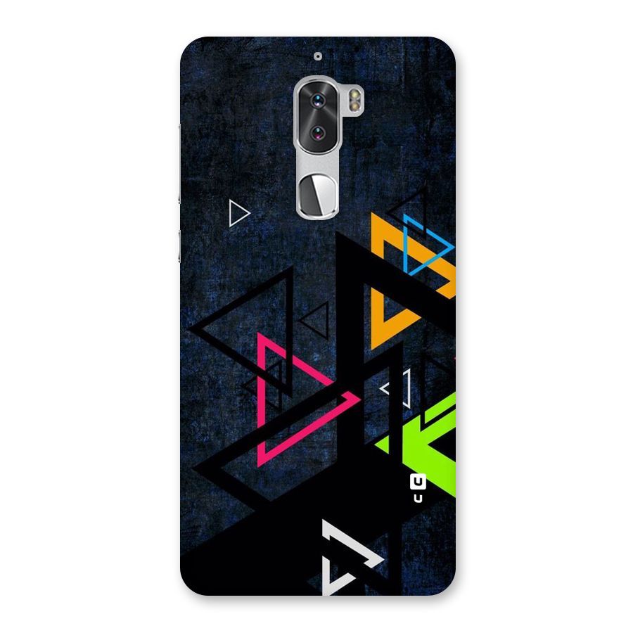 Coloured Triangles Back Case for Coolpad Cool 1