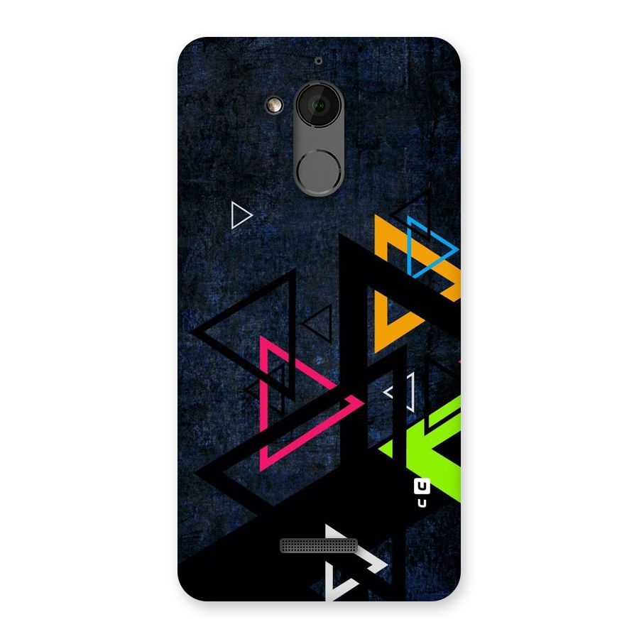 Coloured Triangles Back Case for Coolpad Note 5