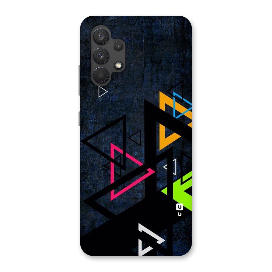 Coloured Triangles Back Case for Galaxy A32