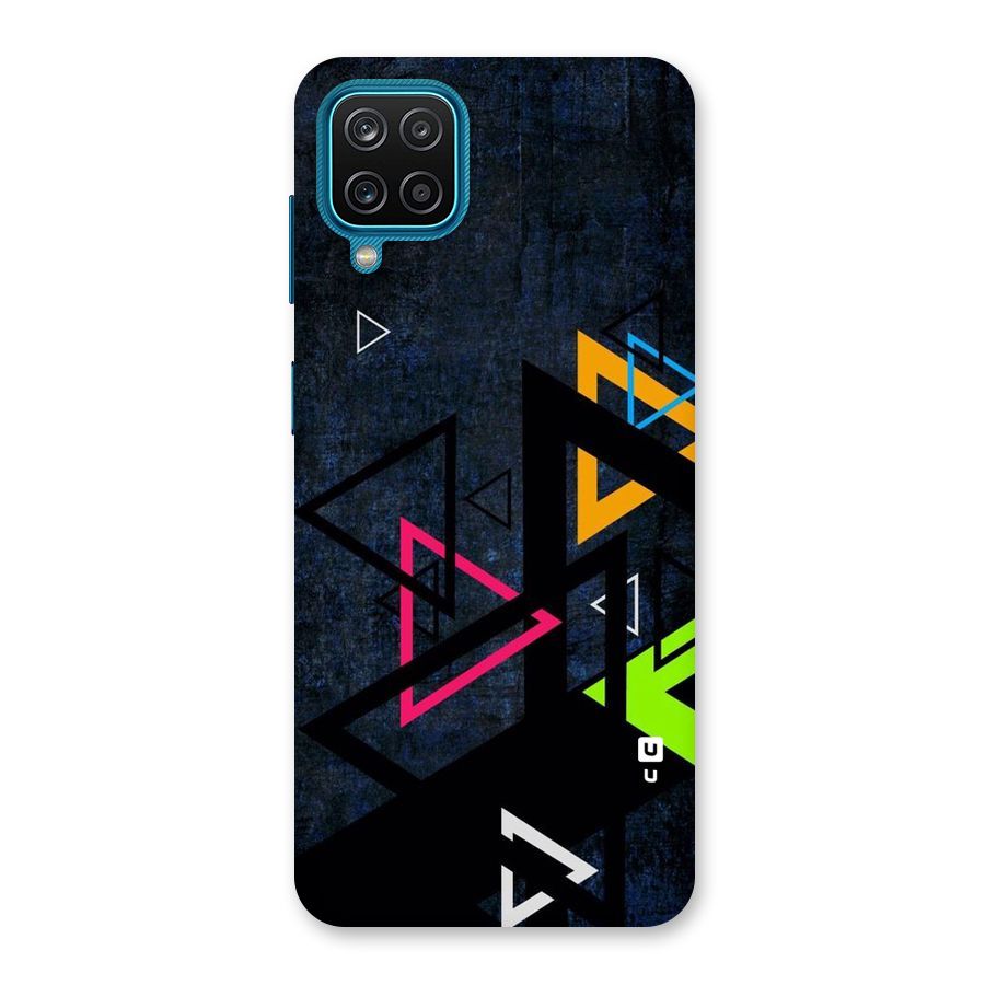 Coloured Triangles Back Case for Galaxy F12