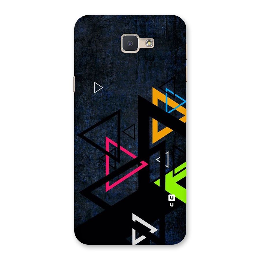 Coloured Triangles Back Case for Galaxy J5 Prime