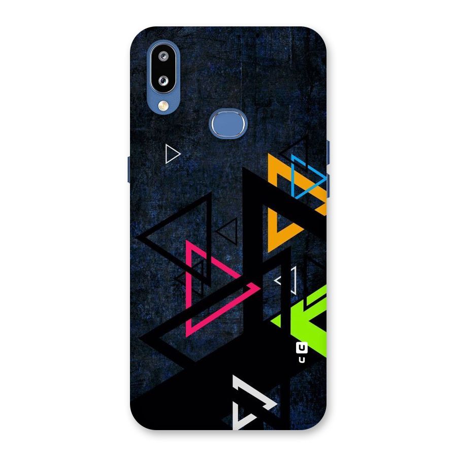 Coloured Triangles Back Case for Galaxy M01s