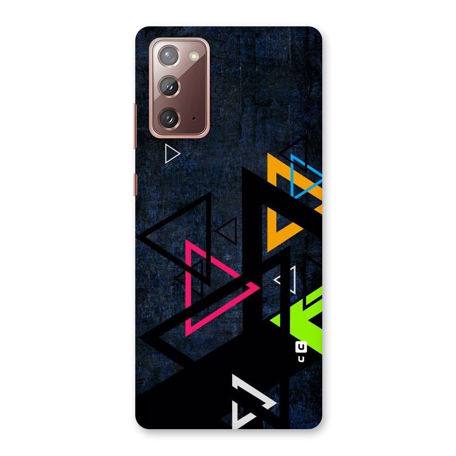Coloured Triangles Back Case for Galaxy Note 20