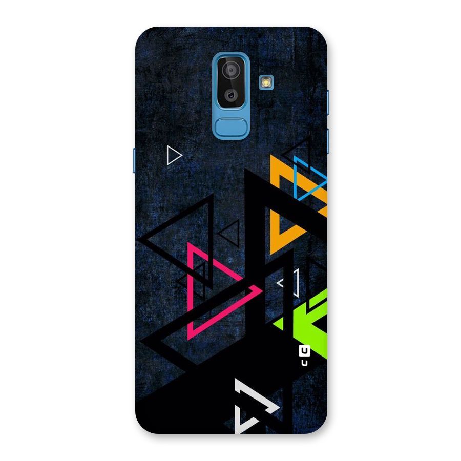 Coloured Triangles Back Case for Galaxy On8 (2018)