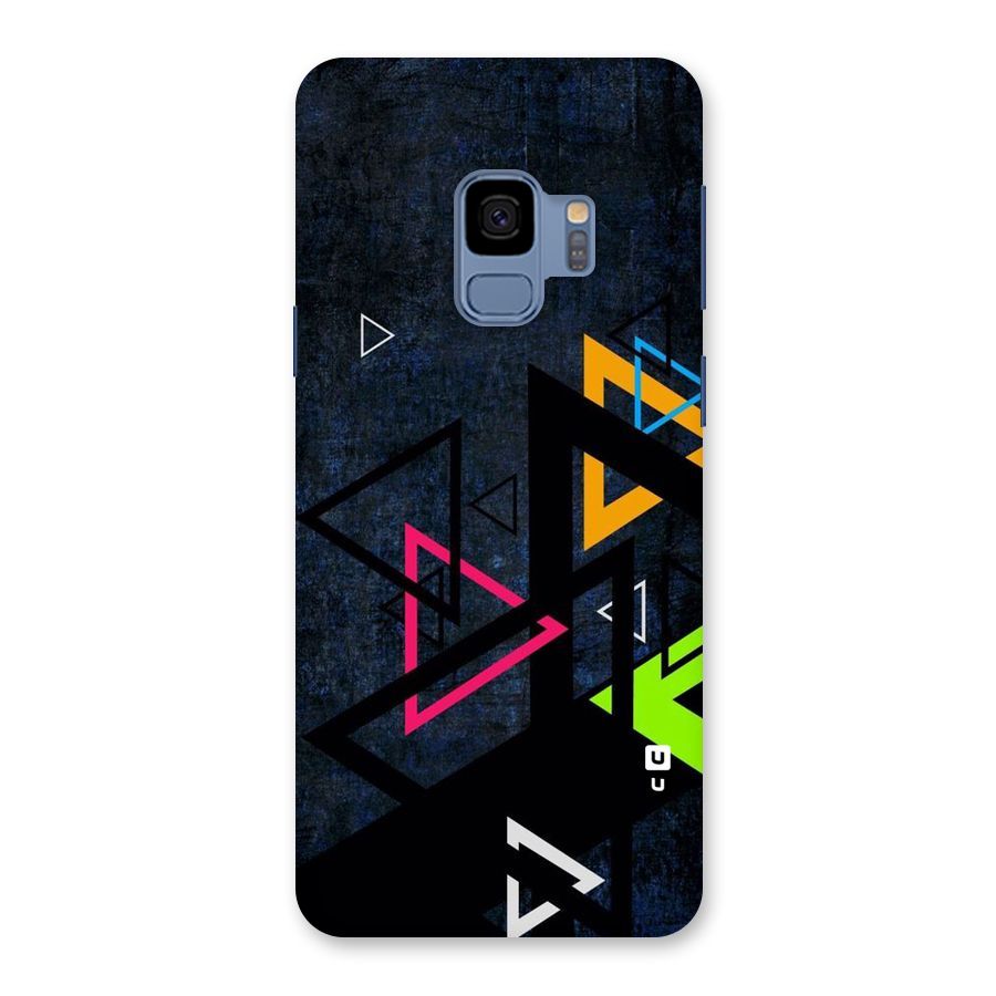 Coloured Triangles Back Case for Galaxy S9