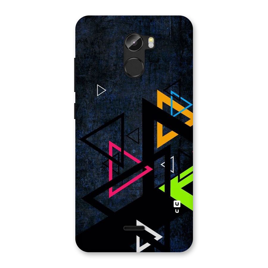 Coloured Triangles Back Case for Gionee X1
