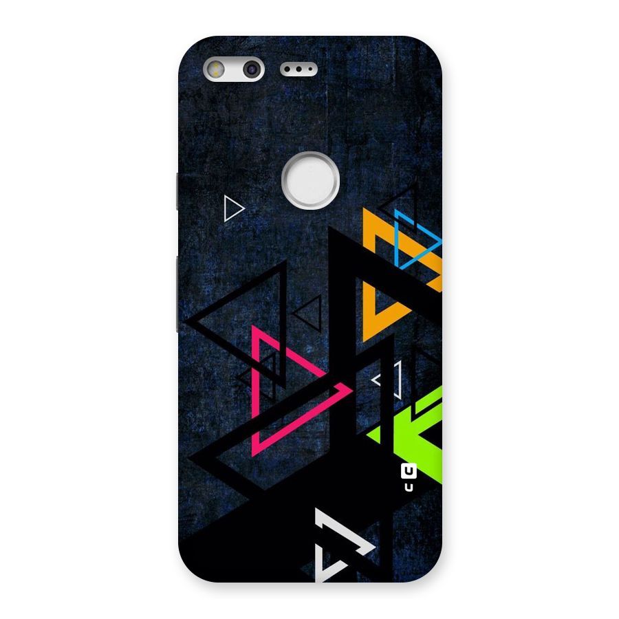 Coloured Triangles Back Case for Google Pixel